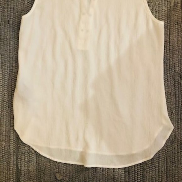 Zac & Rachel White sleeveless top Size M/M - Picture 5 of 6